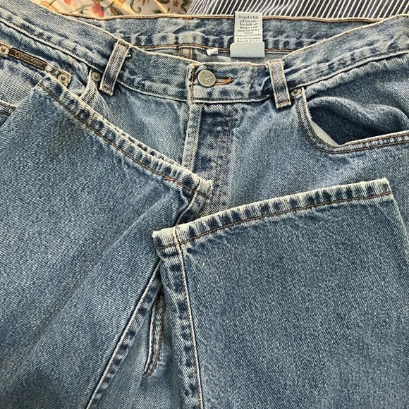 Vintage Calvin Klein Light Wash Blue Mom Jeans Made  in Canada 31" - Picture 9 of 11
